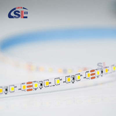 Innendekoration Hochhelligkeit 12v24v 10mm 120LEDs 3000K-6500K CCT Flexible Doppelfarbe COB Led Streifenlicht