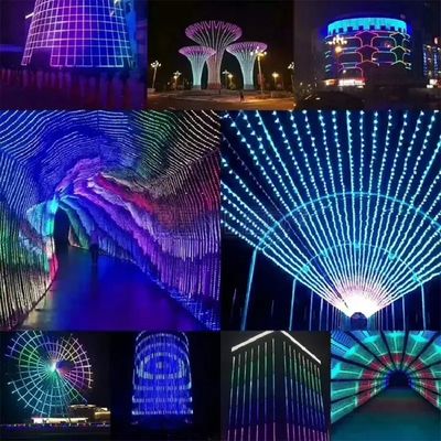 12V WS2811 60Leds Magic Digital Multi Color 5050 Adressierbares RGB LED-Streifen Pixel Warmweiß IP20 Dekor-Controller