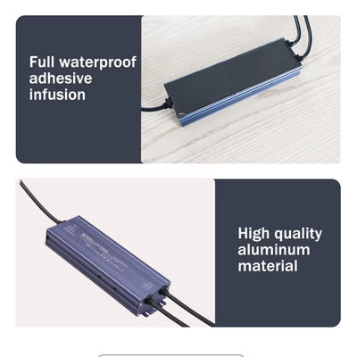 24V Eingangsspannung LED-Lichttransformator IP67 Wasserdicht für den Außenbereich 60W 200W 400W 500W