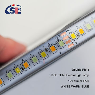 10mm 2835 180D Warm Weiß Blau 12V LED-Beleuchtungsstreifen für Wohnräume Spiegel Badezimmerbeleuchtung
