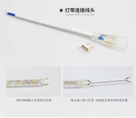 LED-Leuchte im modernen Design mit 12V/24V-Verbindungskabeln und einfacher Installation
