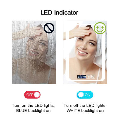 Smart LED-Badezimmerspiegel mit Defogger und Touch Sensor Schalter Temperaturanstieg 10C-20C