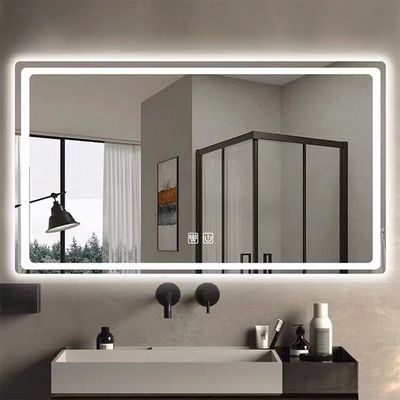 Hotel-Haus Baddekoration Große ovale Badspiegel mit Touchscreen und LED-Leuchten