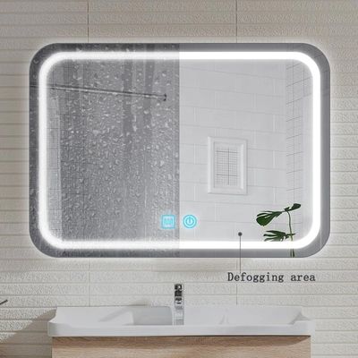 PET-Linsen Material Badezimmer Touchsensor Schalter Vanity Dimmer Defogger LED-Smart Mirror