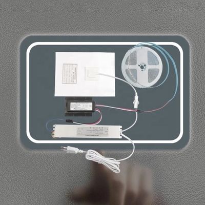 PET-Linsen Material Badezimmer Touchsensor Schalter Vanity Dimmer Defogger LED-Smart Mirror