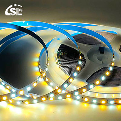 Doppelfarbige LED-Lichtstreifen SMD 2835 120D 8mm 1200-1600LM 2700K-6500K 35Kupfer Ra70