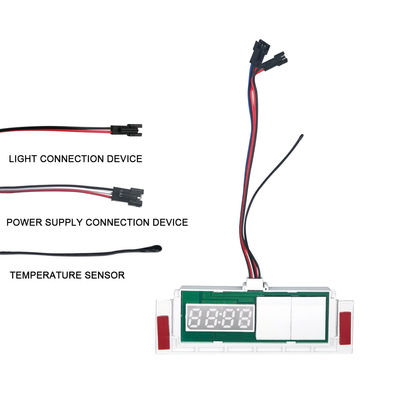 LED-Spiegeldefogger mit Zeit-Temperatur-Anzeige Touch-Sensor Schrittloser Dimmer-Schalter 5A 60W