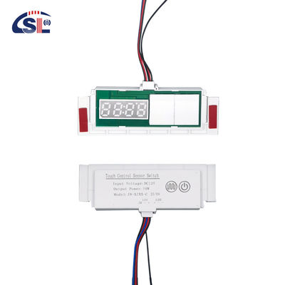 LED-Spiegeldefogger mit Zeit-Temperatur-Anzeige Touch-Sensor Schrittloser Dimmer-Schalter 5A 60W