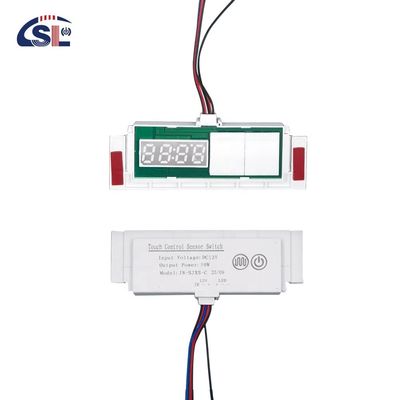 60W Induktionsschalter LED-Lichtdefogger mit Zeit-Temperatur-Anzeige Touch-Sensor Schrittloser Dimmer