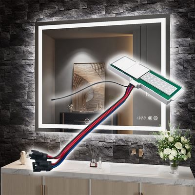 60W Induktionsschalter LED-Lichtdefogger mit Zeit-Temperatur-Anzeige Touch-Sensor Schrittloser Dimmer