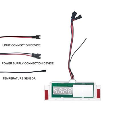 60W Induktionsschalter LED-Lichtdefogger mit Zeit-Temperatur-Anzeige Touch-Sensor Schrittloser Dimmer