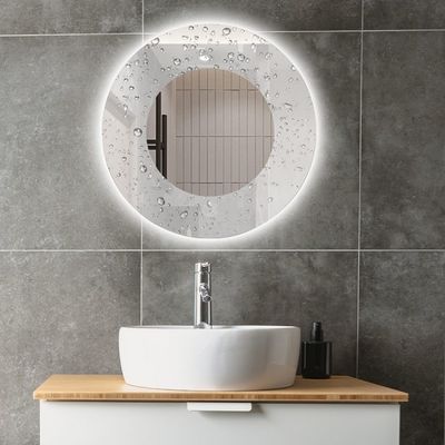 Touchscreen LED Badezimmerspiegel mit großem Sensorschalter und modernem Design
