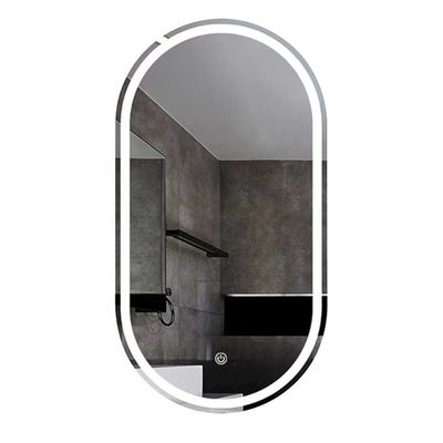 Hotel Haus Badzimmer Dekoration LED Beleuchtete Dreifarbliche Lichter Wasserdichtes Vanity Spiegel