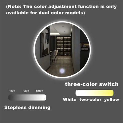 DC12V 5A 60W Zeittemperatur Anzeige Defogger LED-Licht Spiegel Berührungssensor Schrittloser Dimmer-Schalter