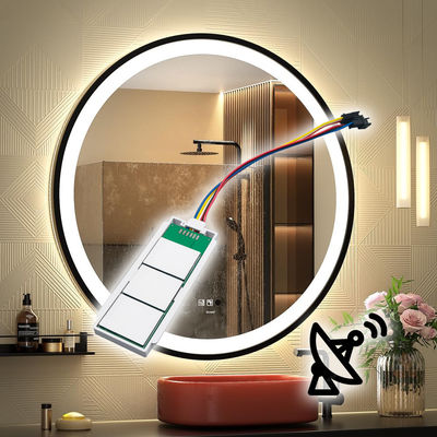 Dämpfungsstufe Ja Anpassbar 12V/24V 5A 60W/120W Rader PIR Bewegungssensor Lichtschalter LED-Lichtquelle 1NO/1NC Schalter Kombination Bad