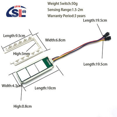 Dämpfungsstufe Ja Anpassbar 12V/24V 5A 60W/120W Rader PIR Bewegungssensor Lichtschalter LED-Lichtquelle 1NO/1NC Schalter Kombination Bad