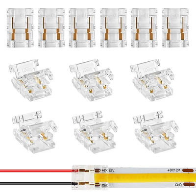 Hotel COB Mini Led Light Strip Drahtverbindungen 2 3 Pin Verbindung Schweißlos CCT 5 8 10mm LED Strip To Strip Drahtverbindung
