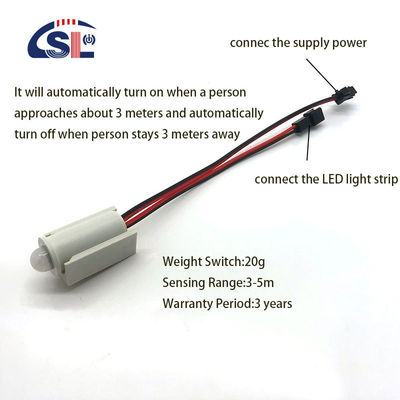 12V 4A Kleine Infrarot-Menschkörper Induktion Küchenschrank Sensor Schalter für LED-Licht Türschrank