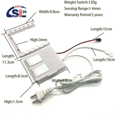 24 W Smart LED Dual Touch Dimming Sensor mit eingebauter Stromversorgung für die Einfarb-/Dreifarbsteuerung und -entschmutzung