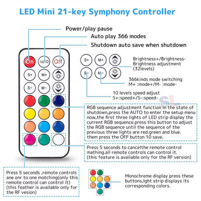 DC/USB-Controller für WS2812B WS2811 RGB LED-Pixel Lichtstreifen-Ausgang 3Pin 5V-24V