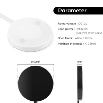 DC12V Holzbrett Smart LED Dimmer Hand Touch Sweep Schalter für Schrank DC12V Ausgang