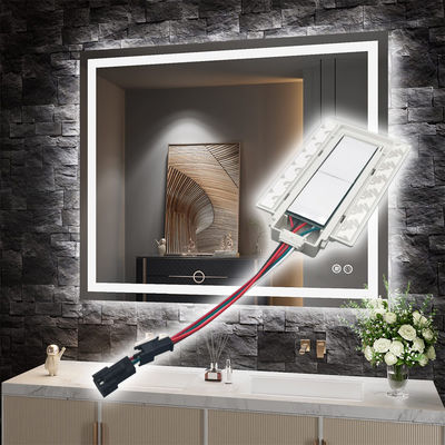 SL 12v Split zwei Tasten drei Farben LED Smart Defogger Touch Switch Sensor 11,8cm*6,6cm*1,3cm