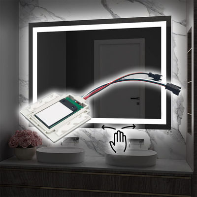DC12V Dreifarbiger manueller Scan-Sensor-Schalter für intelligente Spiegel Sensorbereich 3-5cm 3