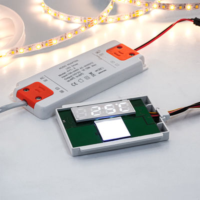 DC12V SL Split Single Button Single Color Touch Sensor Switch Radar Zeit Temperatur Anzeige Bildschirm mit Klammer Smart Mirrors 12W 24W Spannung
