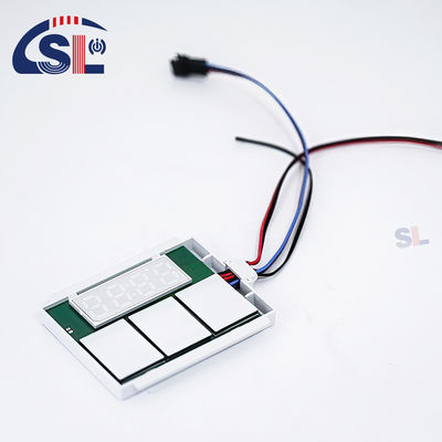 angepasste DC12V SL Split Triple Button Triple Color Touch Sensor Switch Radar Zeit Temperatur Anzeige Bildschirm mit Halterung Smart Mirrors