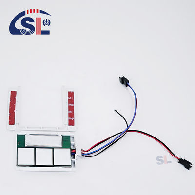 angepasste DC12V SL Split Triple Button Triple Color Touch Sensor Switch Radar Zeit Temperatur Anzeige Bildschirm mit Halterung Smart Mirrors