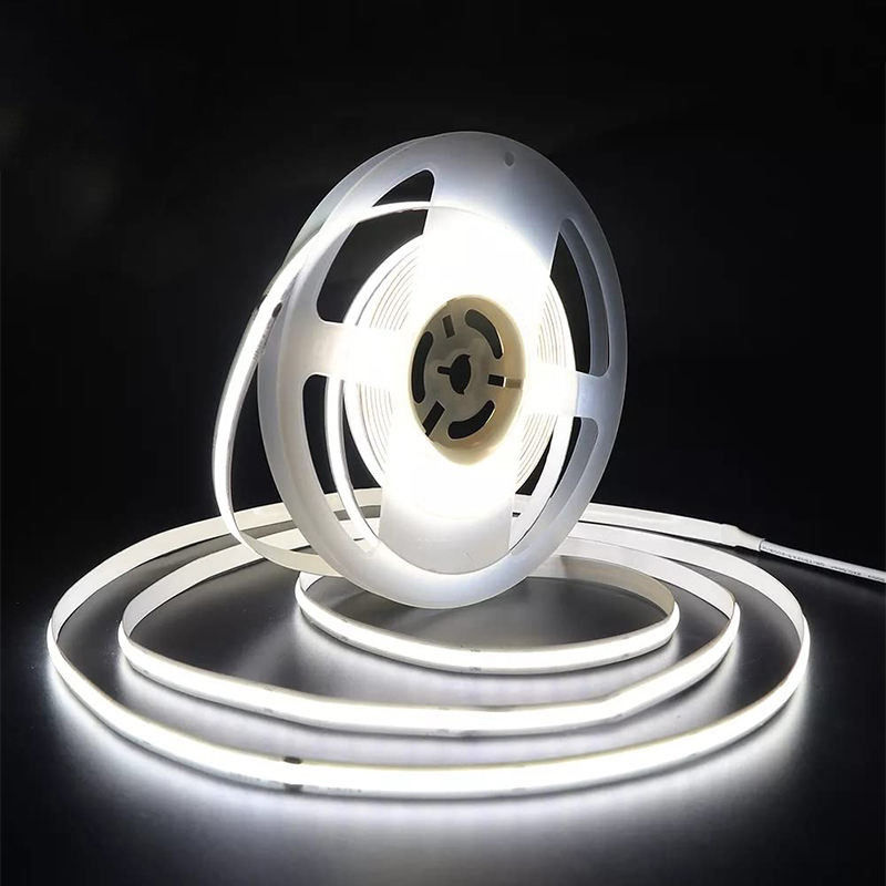 480Leds 6500K Weißes flexibles COB-Led-Streifenlicht für Innendekoration in 12V/24V Spannung