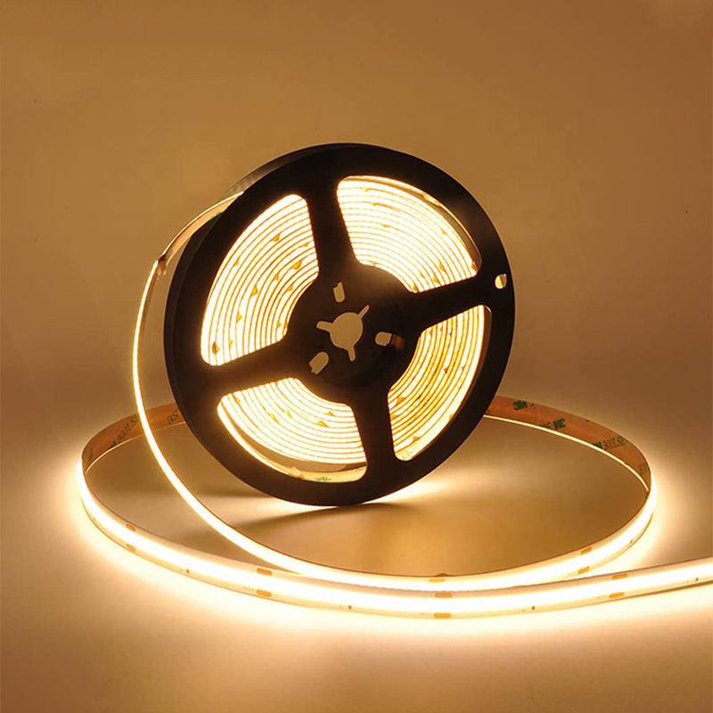 IP68 480Leds 3000K Warm Flexible COB Led Streifenlicht für Küche Wohnzimmer TV Hintergrundlicht Schrank Hohe Helligkeit