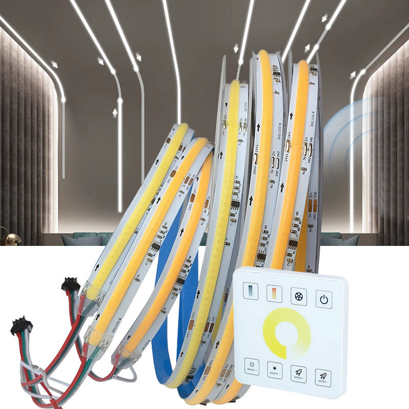 50000 Stunden Arbeitszeit 12V24V 8mm 360LEDs 4000K natürliches COB SMD2835 LED Streifenlicht