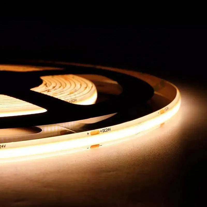 IP20 DC12V24V 8mm10mm Breite 480Leds 3000K4000K6500K Flexible COB Led Strip Light für Außen- und Innenarchitektur