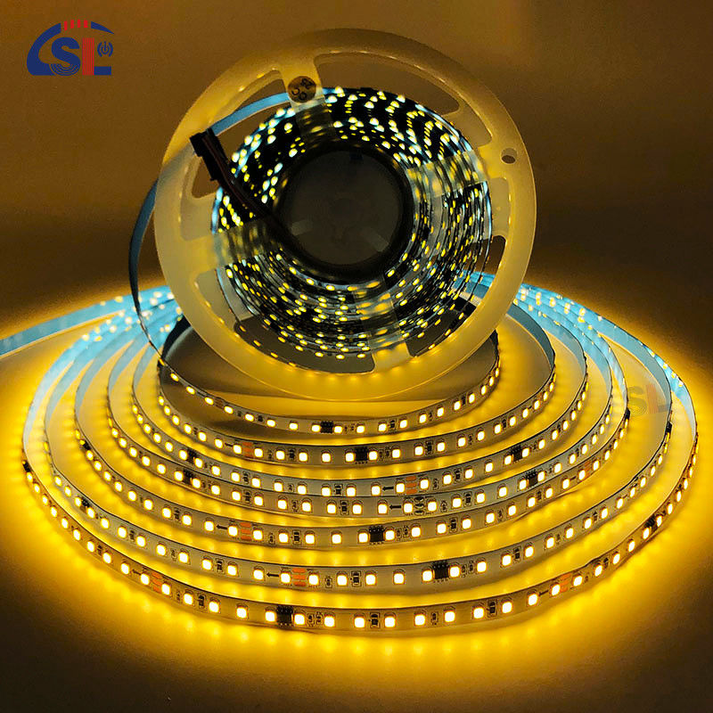 LED-Lichtstreifen für Wohnungen DC12V 24V SMD2835 Elektroplatten-PCB 120Ds 8mm Ra 80 3000K