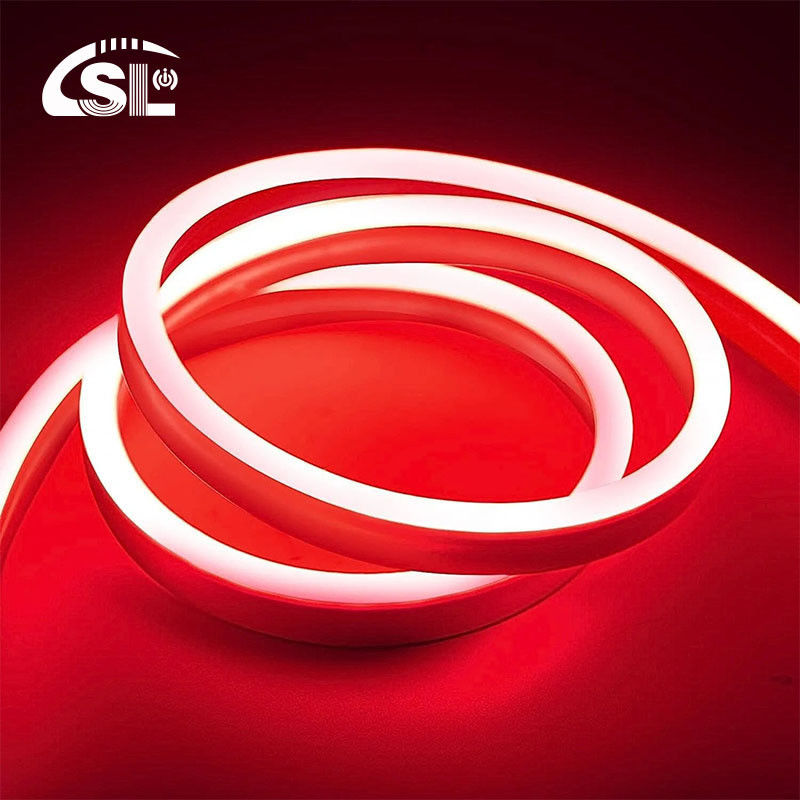 DC 12V Rot LED Neon Flex mit 50000 Arbeitszeit und Hängemontage