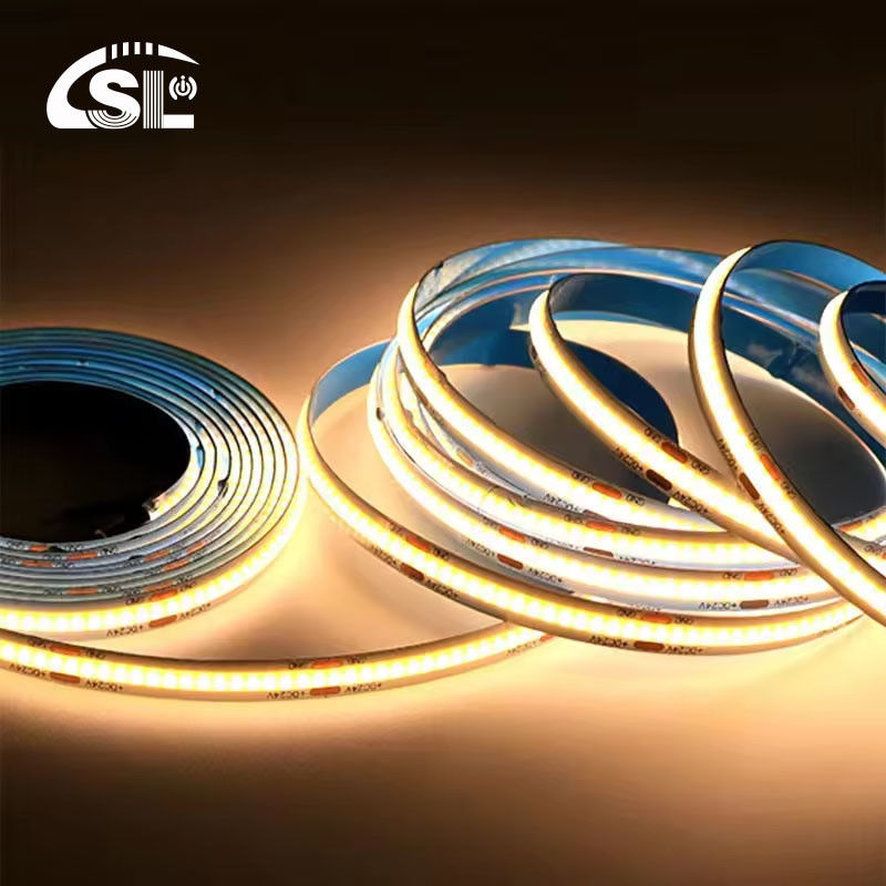 COB LED Streifenlicht IP20 8mm Breite 12V24V 320leds 3000K4000K6500K für Küche Wohnzimmer