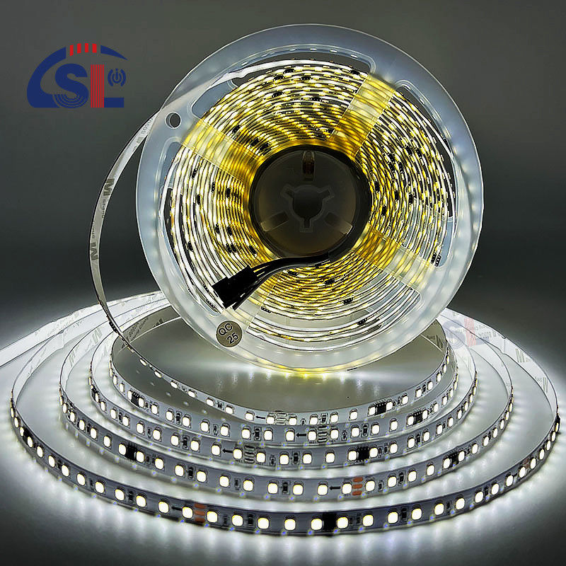 LED-Lichtstreifen für Wohnungen DC12V 24V SMD2835 Elektroplatten-PCB 120Ds 8mm Ra 80 6500K Betrieb