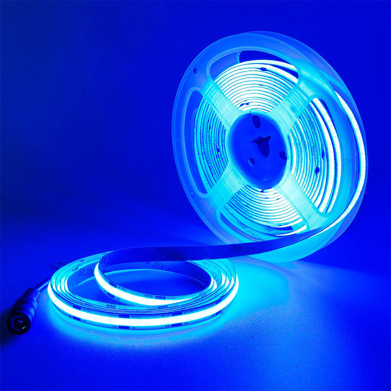 Beleuchtung Hohe Helligkeit DC12V24V 480leds 8mm Ice-Blue COB Led Streifenlicht mit 3-