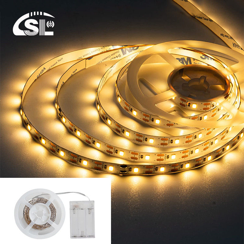 Innendekoration 3000K/4000K/6500K Flexible Elektroplatte SMD2835 LED Streifenlicht 5V 8mm 120LEDs