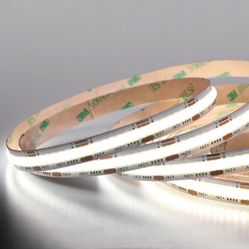 8mm10mm 320Leds Warm Naturweiß Flexibles COB LED Streifenlicht für Hoteldekoration
