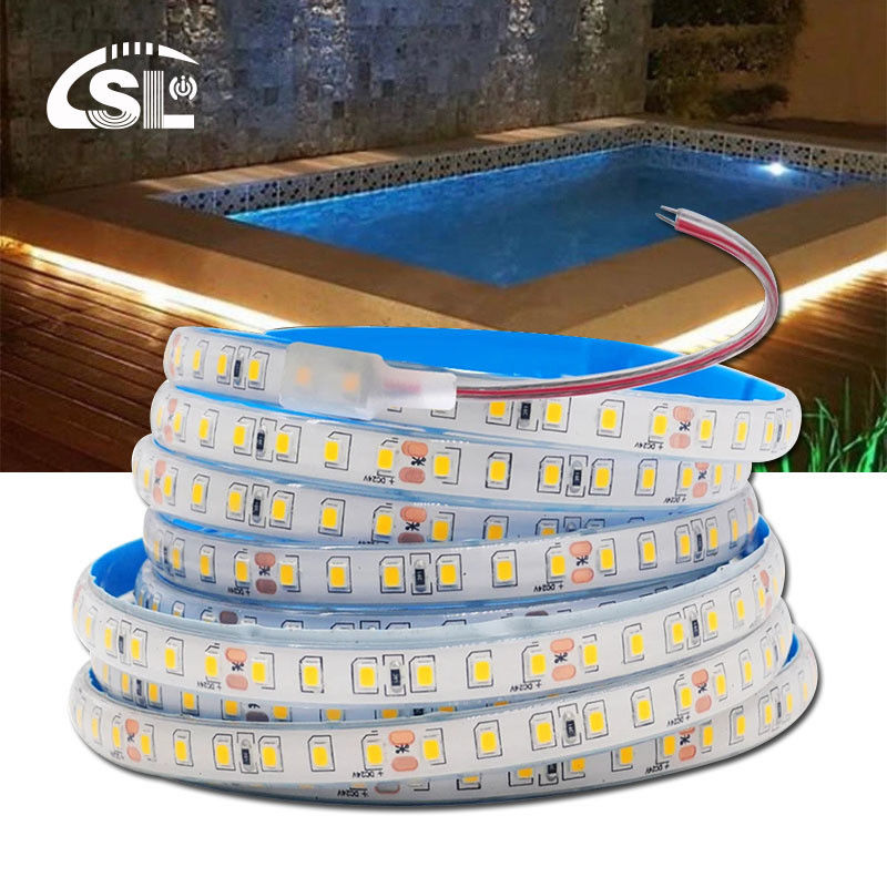 COB Beleuchtungsstreifen 110v220v 8mm 120leds 4000K IP67 wasserdicht Druckschneidebrett SMD2835 Led Streifenlicht