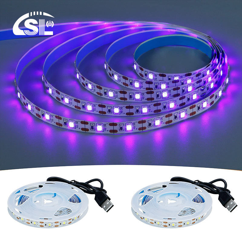 LED-Streifenlicht 5V 8mm 120LEDs Lila Ein-Schnitt-Elektroplatte für Ihre Anforderungen