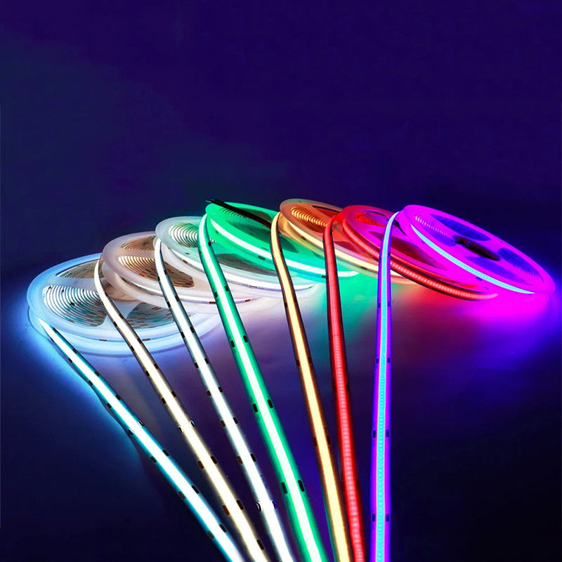 Flexible COB Led Streifenlicht 8mm10mm 12V24V 320Leds Rot Gold Gelb Eis Blau Blau Grün Lila für das Schlafzimmer