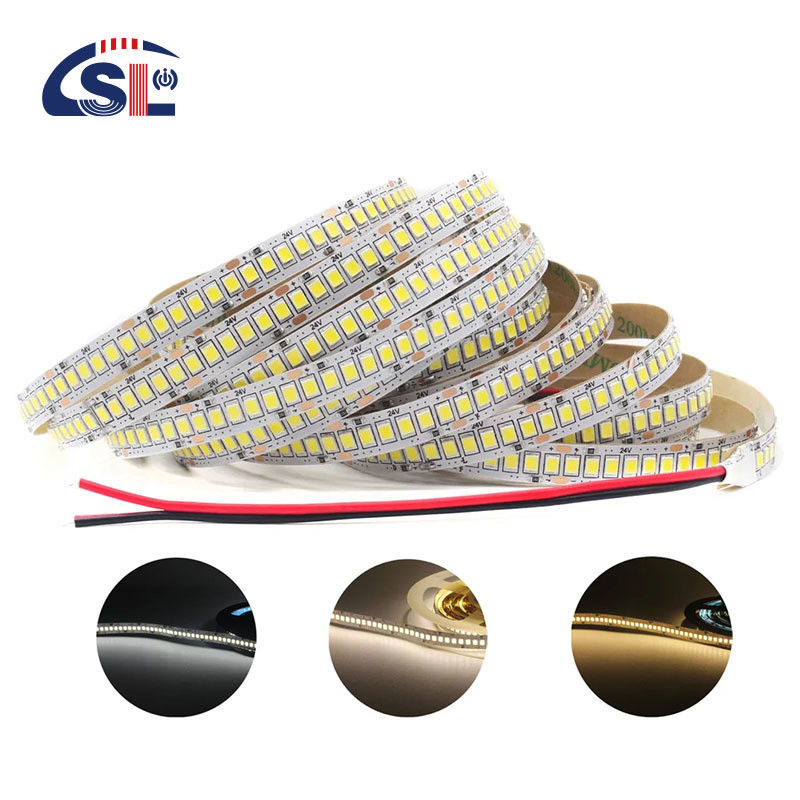 Elektroplatte 12V/24V 240D 3000 4000k 6000K 2835 LED-Streifenbeleuchtung für Spiegelbeleuchtung