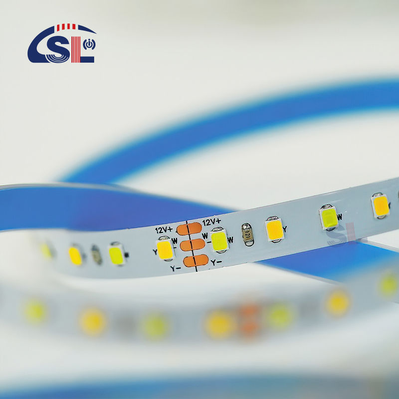 120LEDs CCT Led Streifenlicht 2700k-6500k 5/10M/Rolle 12/24V Gleichspannung Eingangsspannung DC 24V
