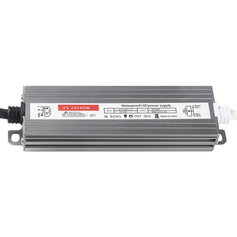 Einfach ausgehender wasserdichter LED-Treiber 60-400W AC180-264V DC 12V 24V Schaltnetzteil