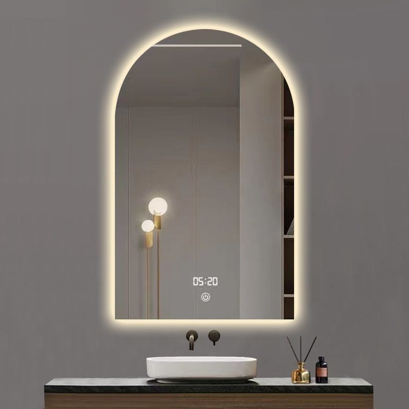 Hotel Haus Badezimmer Dekoration Modernes Design Touchscreen Smart Mirror Mit LED-Leuchten und Sensor-Schalter