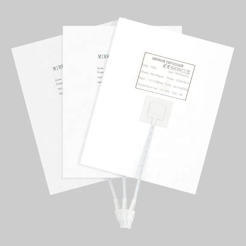 CE/RoHS-zertifizierte moderne Design 300mm*400mm Nebelflächenschutzfolie für Badezimmerspiegel