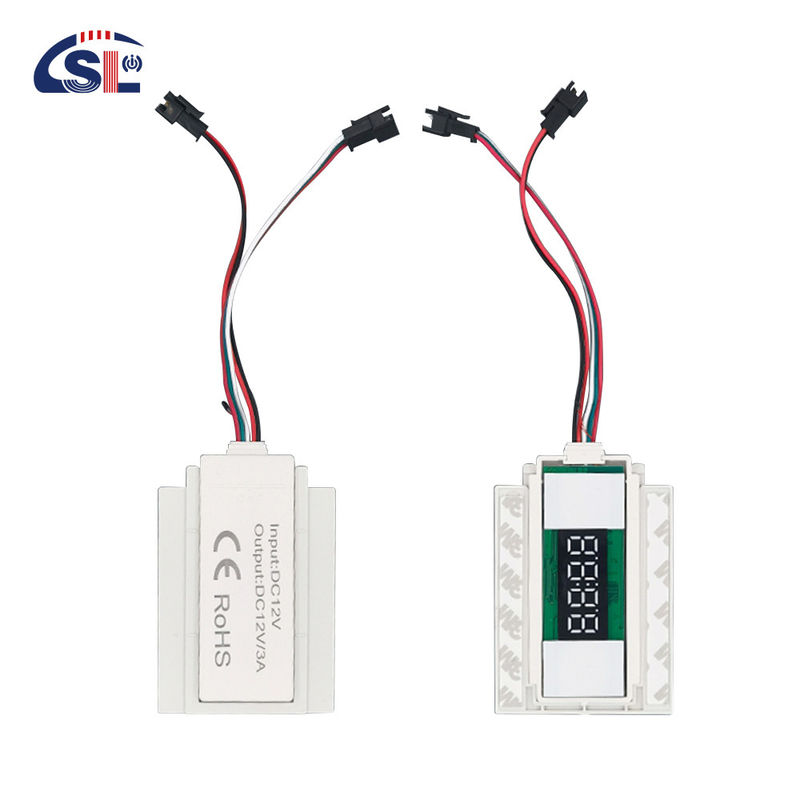 Zeit Temperatur Anzeige LED Licht Spiegel Touch Sensor Schrittloser Dimmer Schalter Ob das Smart Ja
